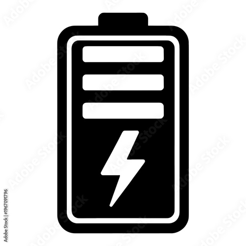 Battery Charge Level Line Icon
