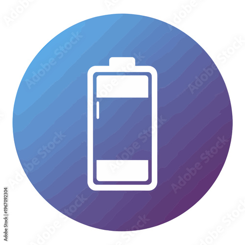 Low Battery Level Vector Icon
