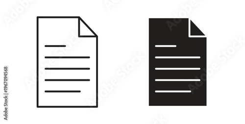 File icon vector pictogram pack. icon vector template