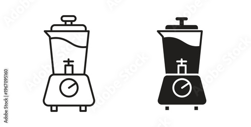 Food processor icon vector pictogram pack. icon vector template