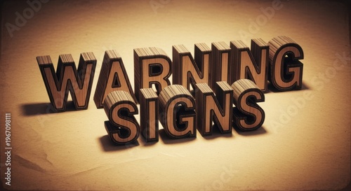 Bold 3D wooden block letters spell out 