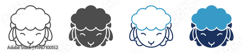 sheep multi purpose icon set