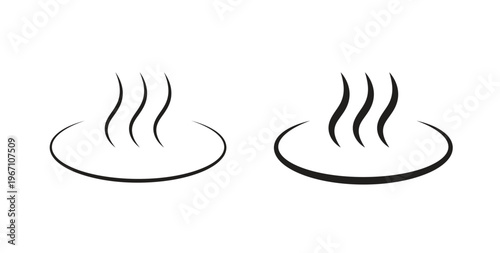 Onsen icon vector pictogram pack. icon vector template