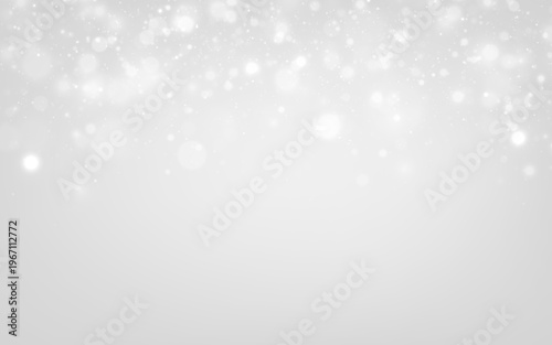 Floating white dust forms soft luminous bokeh with tiny sparkles. PNG format ensures seamless overlay for digital artwork.