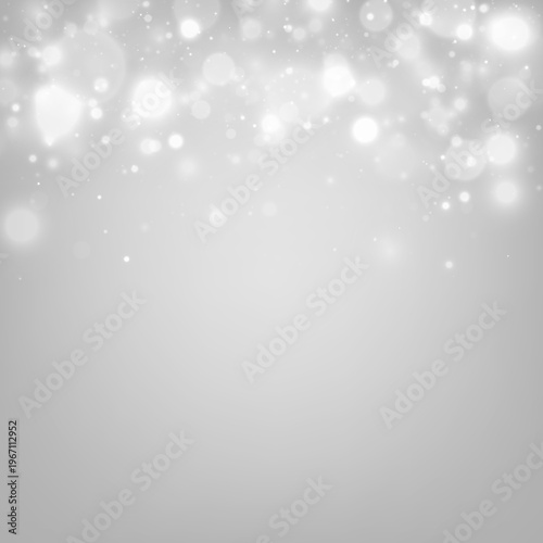 Soft white particles drift across a blurred dark canvas, forming sparkling bokeh. PNG allows seamless layering for creative projects.