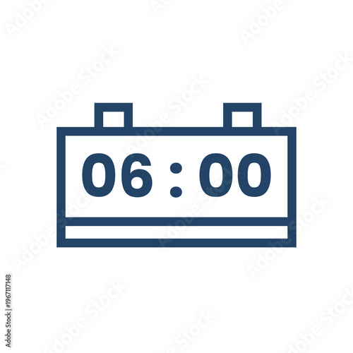 Calender icon, alarm
