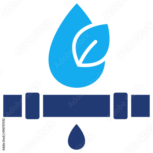 Water Conservation Icon vector Illustration For Design.