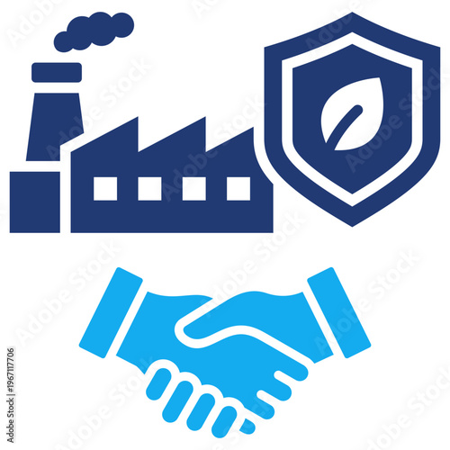 Supplier Sustainability Icon vector Illustration For Design.