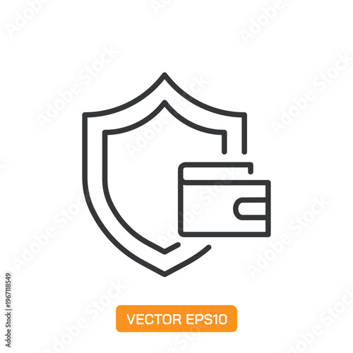 Money Protection line icons- Mini collection series icon