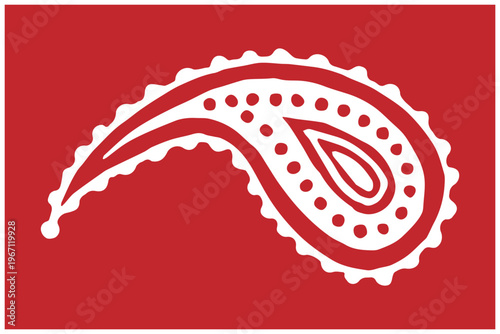 paesly design illustration doodle vector print