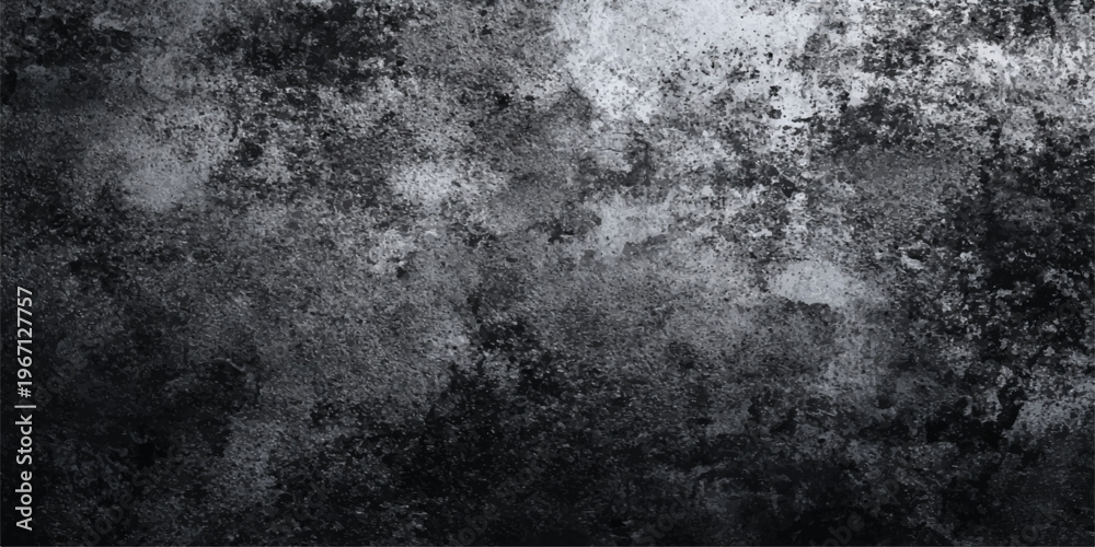 Fototapeta premium A dark aged metal surface with a rough grunge texture and vintage gray pattern creates a dirty antique backdrop for a weathered industrial design