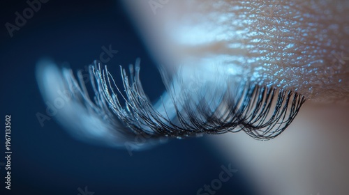 Lash curl pattern closeup natural bend formation fiber texture professional macro curved geometry individual characteristics soft lighting artistic detail