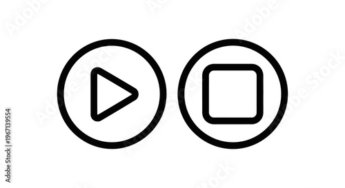 Session start and session end icons