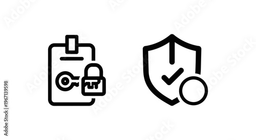 Icons representing token authentication and authorization