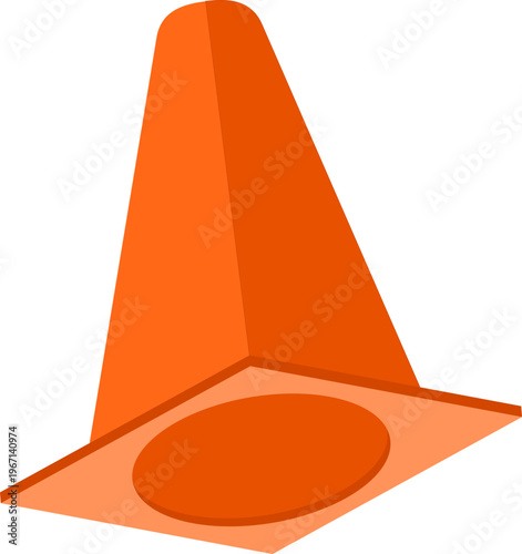 Illustration of the Traffic Cone