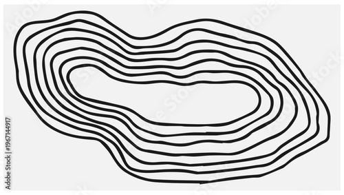 Abstract minimal element mid century vector set. Aesthetic contemporary stripe line art, geometric shape in monochrome. Art form design for wall art, decoration, wallpaper