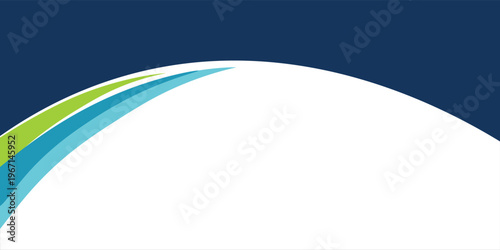 Modern abstract background with blue and green wave design. Perfect for corporate templates, business presentations, flyers, brochures, and digital banners. Clean, professional, and trending design