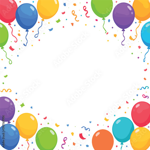 Visible Objects In Flat Vector Illustration