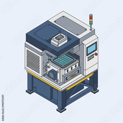Advanced Industrial Machine for Manufacturing and Production Processes.