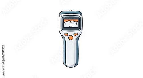 A digital infrared thermometer with a modern design and easy-to-read display for accurate temperature readings