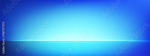 3d abstract blue background. Navy neon futuristic limbo surface bg. Studio wall and ground to product display in popular showcase. Premium commercial presentation backdrop with light line ppt