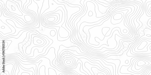 Contour abstract map relief land outline. Topographic map patterns. White wave paper curved reliefs abstract background. Background of the topography map. Abstract pattern with lines.