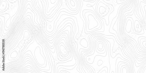 Contour abstract map relief land outline. Topographic map patterns. White wave paper curved reliefs abstract background. Background of the topography map. Abstract pattern with lines.