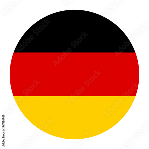 Germany Flag in Circle Shape Free Download Germany Flag in Circle Shape - GFXLoad