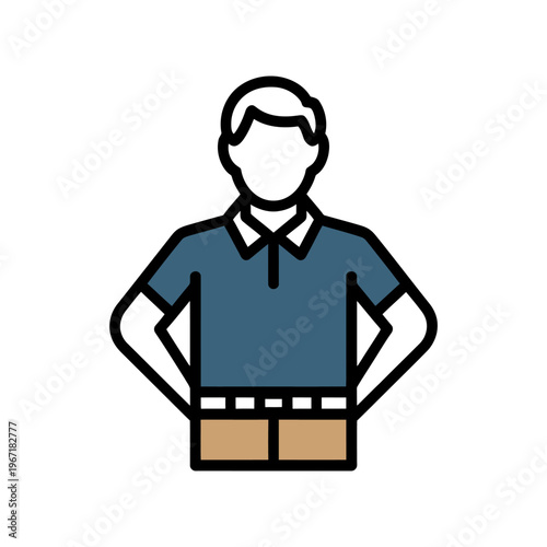 Father vector icon graphic isolated sketch illustration on white background.