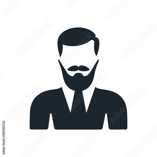 Father vector icon graphic isolated sketch illustration on white background.