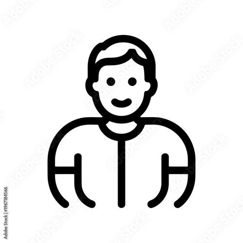 Father vector icon graphic isolated sketch illustration on white background.