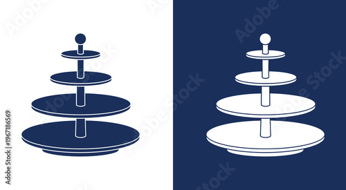 Tiered Cake Stand Display Tray for Catering Service