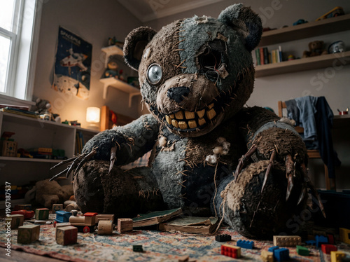 Horror teddy bear
