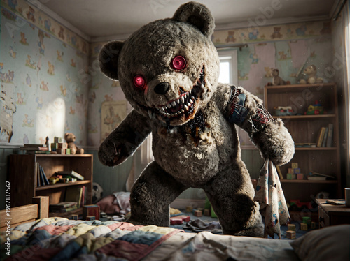Horror teddy bear