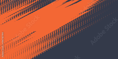 Minimal Abstract Orange Grunge Scratch Background Template vector illustration eps10