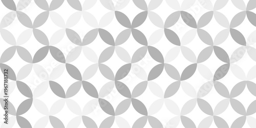 seamless pattern with abstract lines and flower design. Abstract geometric fabric circle floral pattern. Hawaiian tropical seamless pattern.