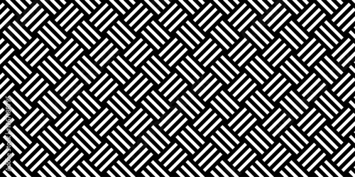 Minimal line Seamless geometric pattern with shapes. Decoration and maze ornament square wall tile.