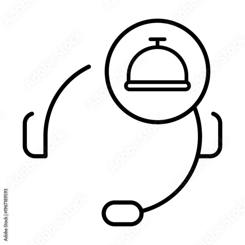 Food icon vector. Food delivery Illustration sign. Takeaway symbol. Street food logo.