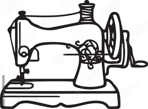 vintage sewing machine