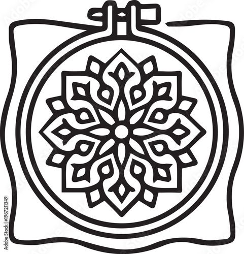 christmas snowflake ornament