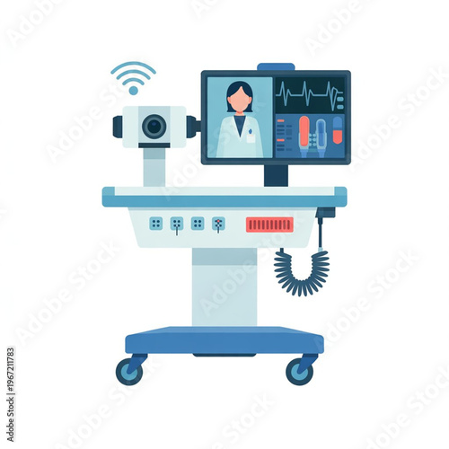 Telemedicine Examination Cart System.