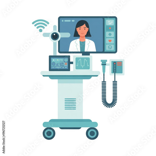 Telemedicine Examination Cart System 