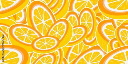 lemon seamless pattern background vector illustration. lemon icon vector illustration design. suitable for food themed design