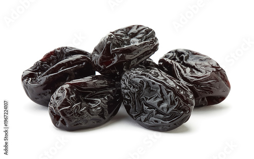 Dates Fruit Isolated on White Background, Healthy Sweet Food and Organic Nutrition Concept