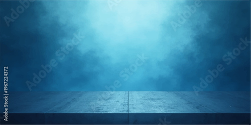 Horizontal steel plate texture background, blue metallic surface with subtle wear, industrial floor pattern, modern abstract design, clean minimal backdrop