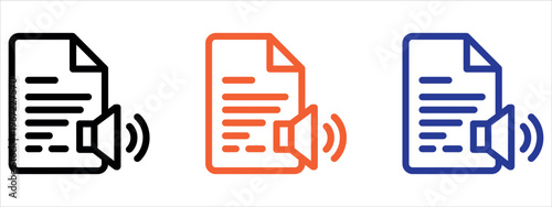 Modern 3D document icons emitting wireless signals, symbolizing digital file transfer, cloud sharing, and paperless communication for business and technology concepts.