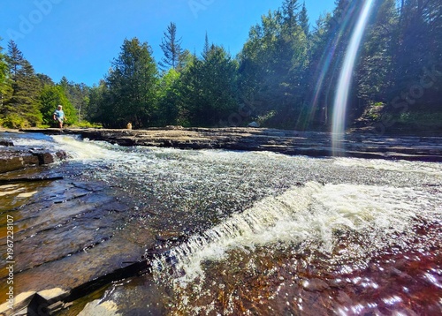 River in a sunny day
