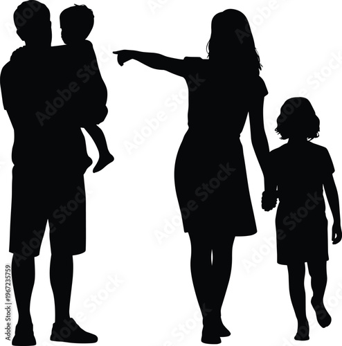 Silhouette set of diverse musicians playing acoustic guitars and performing on a dark background, ideal for live music concert posters, music festivals, and entertainment events.