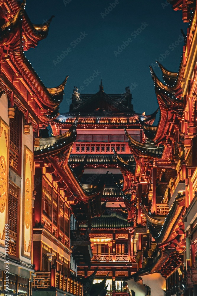 Fototapeta premium Temple at Shanghai 