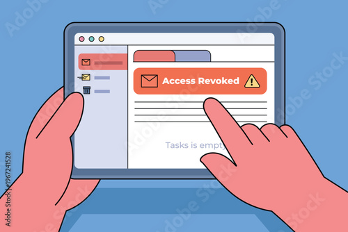 layoff decision business crisis workforce reduction concept illustration”